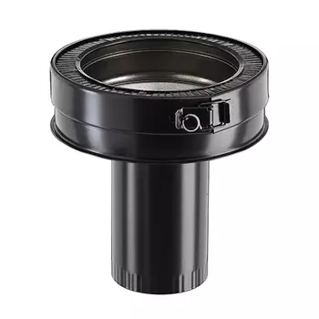 RACCORD HAUT SUR CONDUIT - P150TZ-150EM - Noir - Vers émaillé - THERMINOX TI RACCORD HAUT SUR CONDUIT - P150TZ-150EM - Noir - Vers émaillé - THERMINOX TI