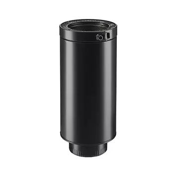 ELEMENT DROIT DE FINITION 45cm Diam100 Noir - THERMINOX TI/ZI ELEMENT DROIT DE FINITION 45cm Diam100 Noir - THERMINOX TI/ZI