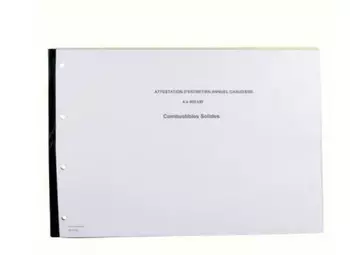 CARNET ATTESTATION RAMONAGE BOIS (CHAUDI ERE) CARNET ATTESTATION RAMONAGE BOIS (CHAUDI ERE)