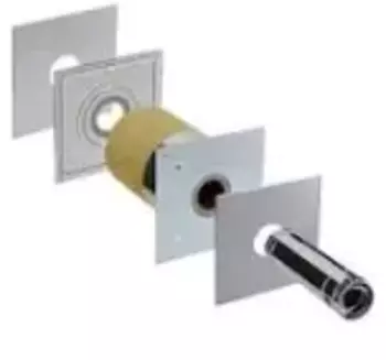 KIT TRAVERSEE DE MUR Conduit Exterieur Diam80/130 - Noir - PGI