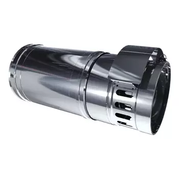 CONDUIT TRAVERSEE DE MUR Diam150/200 Avec prise air comburant - DUALIS EI CONDUIT TRAVERSEE DE MUR Diam150/200 Avec prise air comburant - DUALIS EI