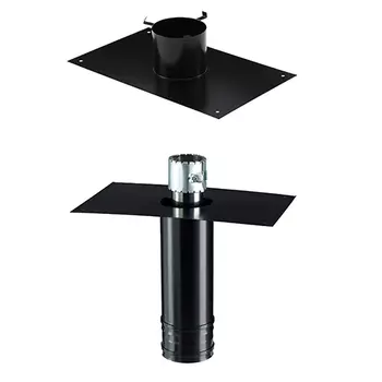 KIT DEPART PLAFOND Rectangulaire Noir - Diam100/150 PGI vers 100 Flexible KIT DEPART PLAFOND Rectangulaire Noir - Diam100/150 PGI vers 100 Flexible