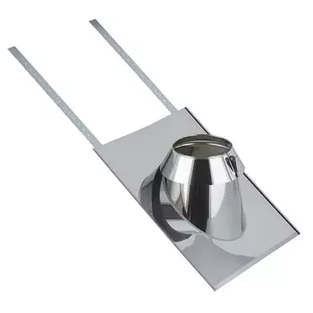 SOLIN INOX Ardoise 30°/45° Diam180 -Noir - Avec collerette à joint - THERMINOX TI SOLIN INOX Ardoise 30°/45° Diam180 -Noir - Avec collerette à joint - THERMINOX TI