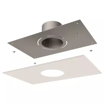 PLAQUE DE FINITION Tubage ventile 30x40cm - Diam130 Blanc PLAQUE DE FINITION Tubage ventile 30x40cm - Diam130 Blanc