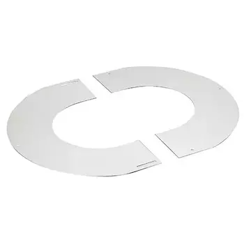 PLAQUE PROPRETE INOX 0/10° Diam100 RAL 9019 PLAQUE PROPRETE INOX 0/10° Diam100 RAL 9019