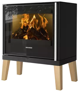 ZIVA 50 + 4 Pieds Bois (+plaque montage) - 6,5kW - Poêle à Bois ZIVA 50 + 4 Pieds Bois (+plaque montage) - 6,5kW - Poêle à Bois