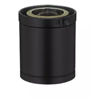 ELEMENT DROIT 25cm Diam150 Noir - EFFICIENCE ELEMENT DROIT 25cm Diam150 Noir - EFFICIENCE