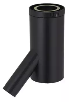 ELEMENT DROIT PRISE D'AIR 130° Noir Diam 180 - EFFICIENCE ELEMENT DROIT PRISE D'AIR 130° Noir Diam 180 - EFFICIENCE