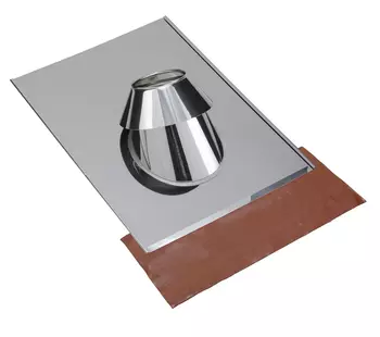 SOLIN INOX Tuile 15°/30° Diam180 - Avec Kit d'étanchéité (couleur brique) Ref. Fournisseur : 20180070/51 SOLIN INOX Tuile 15°/30° Diam180 - Avec Kit d'étanchéité (couleur brique) Ref. Fournisseur : 20180070/51