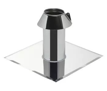 SOLIN INOX Toit plat - Diam150 - Avec collerette à joint - THERMINOX TI SOLIN INOX Toit plat - Diam150 - Avec collerette à joint - THERMINOX TI