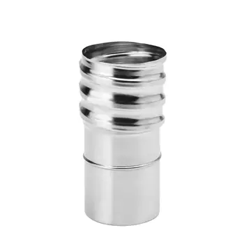 RACCORD POELE / TUBAGE INOX A VISSER 80Mx80-86 - TEN LISS PRE-ISOLE RACCORD POELE / TUBAGE INOX A VISSER 80Mx80-86 - TEN LISS PRE-ISOLE