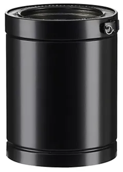 ELEMENT DROIT 25cm Diam100 - Noir - THERMINOX ZI ELEMENT DROIT 25cm Diam100 - Noir - THERMINOX ZI