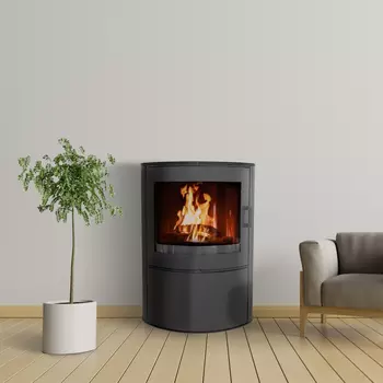 Poêle à bois FLORENCE - Acier Noir - 10 kW Poêle à bois FLORENCE - Acier Noir - 10 kW