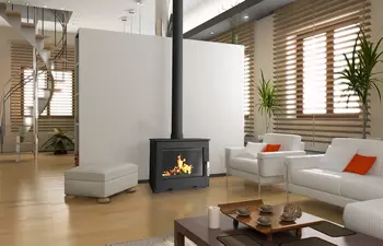 GABY RABAISSÉ - Fonte Noir - 7,3kW - Poêle à Bois