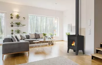 Poêles à bois CHARLES - Fonte Noir - 8,7 kW