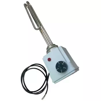 RESISTANCE BLINDE INOX 2KW 230V AVEC THERMOSTAT 1 1/2