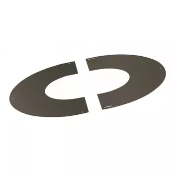 PLAQUE PROPRETE INOX 0/10° Diam100/150 Noir - PGI PLAQUE PROPRETE INOX 0/10° Diam100/150 Noir - PGI