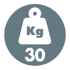 Capacité de chargement 30 KG Capacité de chargement 30 KG